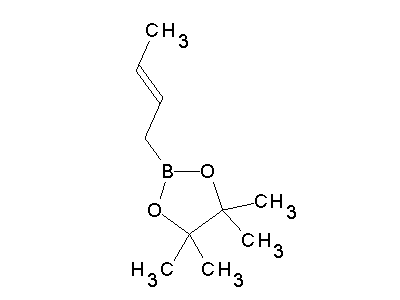 Chemical structure of Crotylboron pinacolate