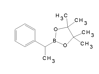 Chemical structure of (1-Phenethyl)pinacolboronate