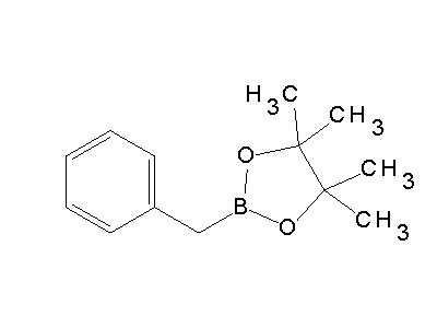 Chemical structure of benzylboronic acid pinacol ester