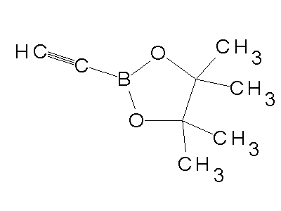Chemical structure of ethynylpinacolboronic ester