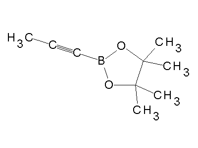 Chemical structure of 2-propyn-1-yl-4,4,5,5-tetramethyl[1,3,2]dioxaborolane