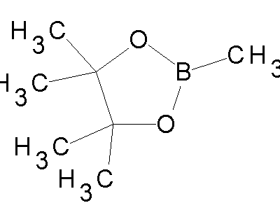Chemical structure of pinacol methylboronate