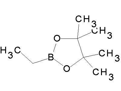 Chemical structure of ethyl pinacol boronic ester