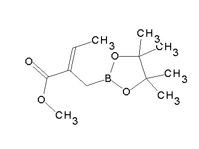 Chemical structure of 3-methyl-2-methoxycarbonylallylboronate