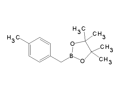 Chemical structure of 4-methylbenzylboronic pinacol ester