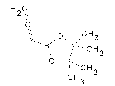Chemical structure of allenyl pinacol boronate
