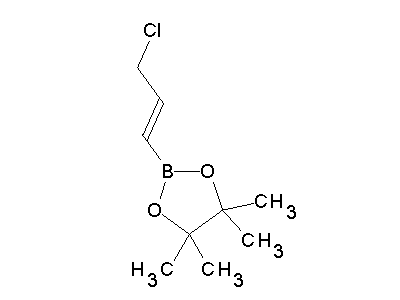 Chemical structure of 2-Chloromethylvinylboronic acid pinacol ester