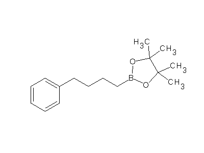 Chemical structure of 4-phenyl-1-(4,4,5,5-tetramethyl-1,3,2-dioxaborolan-2-yl)butane