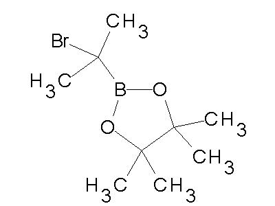 Chemical structure of 2-bromo-2-propylboronate