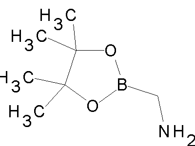 Chemical structure of (4,4,5,5-tetramethyl-1,3,2-dioxaborolan-2-yl)methanamine