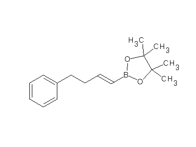 Chemical structure of pinacol (E)-4-phenyl-1-butenylboronate