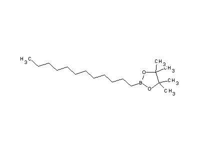 Chemical structure of 1-dodecylboronic acid pinacol ester