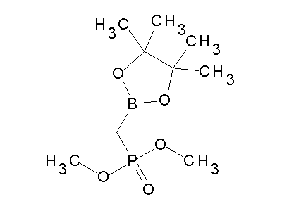 Chemical structure of 2-(dimethoxyphosphorylmethyl)-4,4,5,5-tetramethyl-1,3,2-dioxaborolane