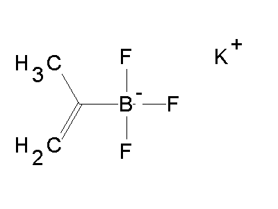 Chemical structure of potassium 2-propenyltrifluoroborate