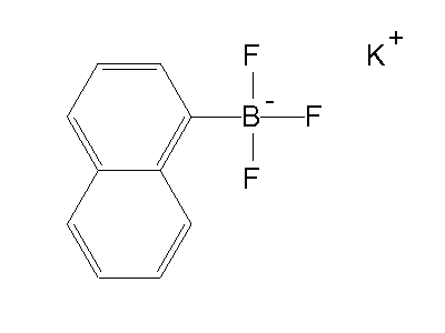 Chemical structure of potassium naphthyltrifluoroborate