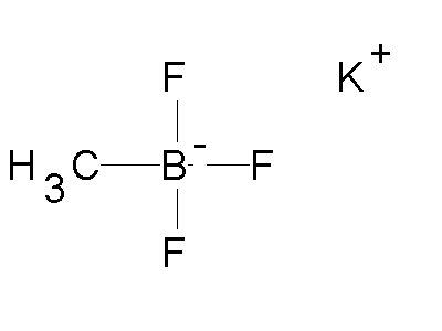Chemical structure of methyltrifluoroborate potassium