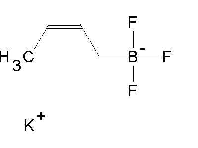 Chemical structure of potassium crotyltrifluoroborate