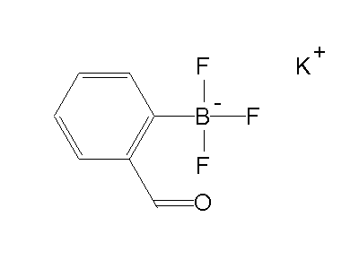 Chemical structure of potassium 2-formylphenyltrifluoroborate