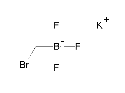 Chemical structure of potassium bromomethyltrifluoroborate