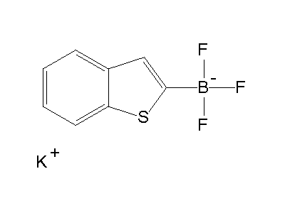 Chemical structure of 2-benzothiophenyltrifluoroborate