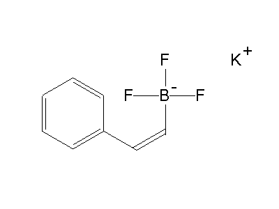Chemical structure of potassium (Z)-styryltrifluoroborate