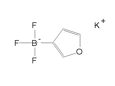 Chemical structure of potassium 3-furyltrifluoroborate