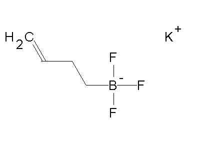 Chemical structure of potassium 3-butenyltrifluoroborate