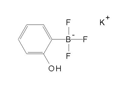 Chemical structure of potassium 2-hydroxyphenyltrifluoroborate