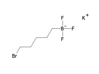 Chemical structure of potassium 5-bromopentyltrifluoroborate