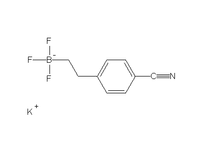 Chemical structure of potassium 4-cyanophenethyltrifluoroborate