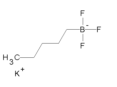 Chemical structure of potassium pehtyltrifluoroborate