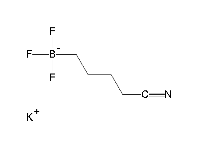 Chemical structure of potassium 4-cyanobutyltrifluoroborate