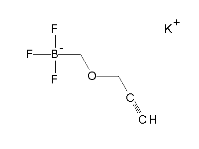 Chemical structure of potassium prop-2-ynyloxymethyltrifluoroborate