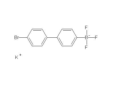 Chemical structure of potassium 4-bromobiphenyl-4'-trifluoroborate