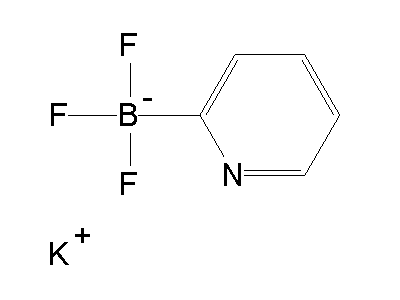 Chemical structure of potassium 2-pyridyltrifluoroborate