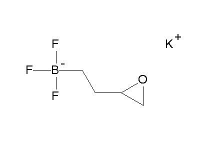 Chemical structure of potassium 2-oxiranylethyltrifluoroborate