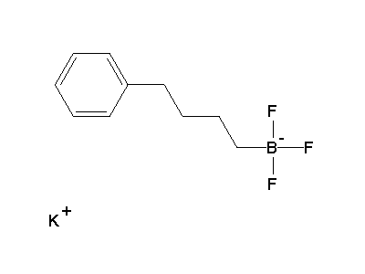Chemical structure of potassium 4-phenylbutyltrifluoroborate